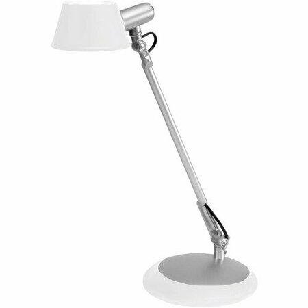 ALBA Ledluce Desk Lamp, 1 Arm, 6.5W, 330 Lumens, White ABALEDLUCEBC